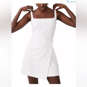 French Connection Whisper Sleeveless Mini Dress, White, 8